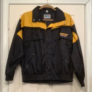 Vintage Turning Point Trac Windbreaker Yellow & Black XXL Jacket.         2904-X